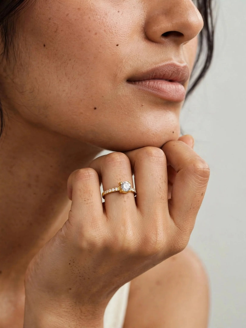 Nova Princess Solitaire Ring