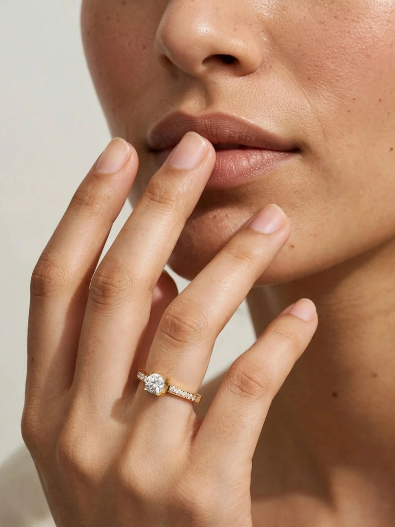 Nova Princess Solitaire Ring