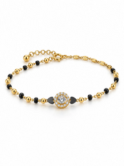 Radiant Halo Mangalsutra Bracelet