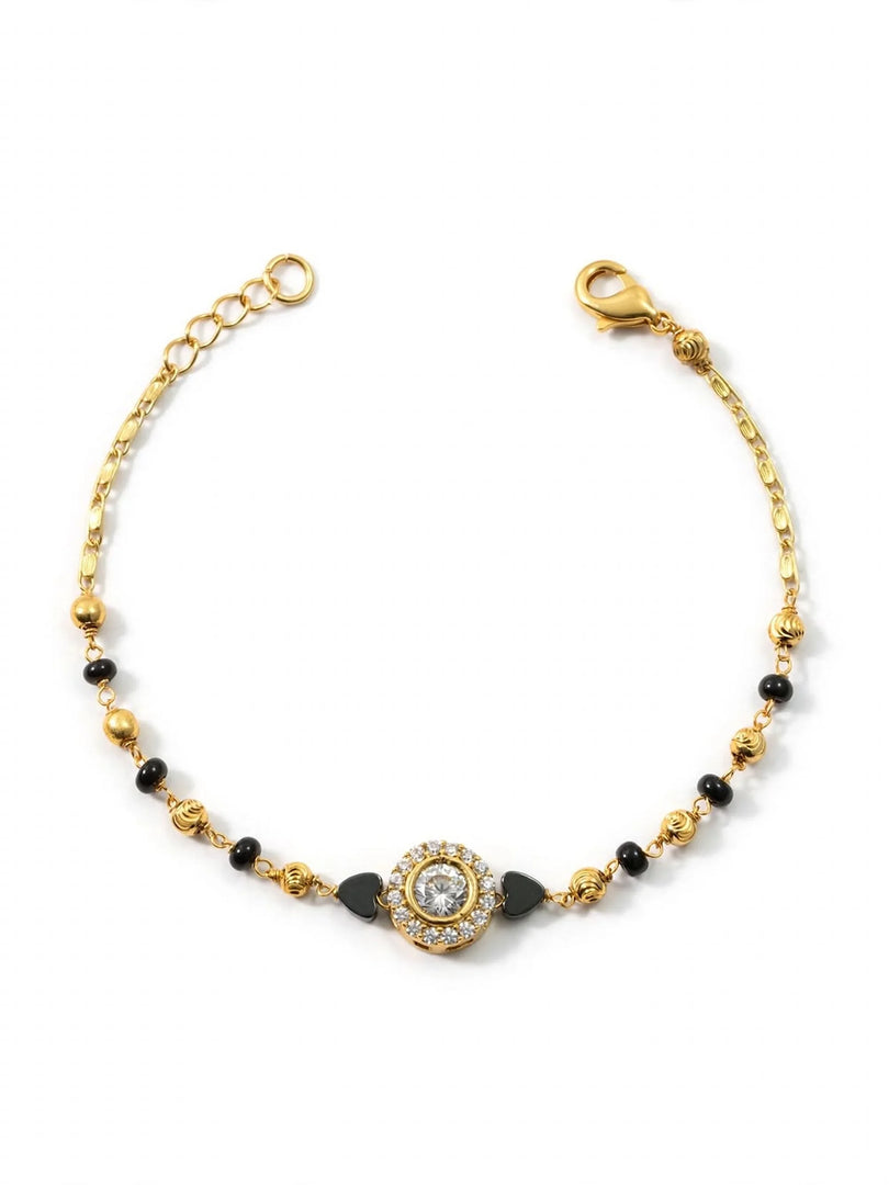 Radiant Halo Mangalsutra Bracelet