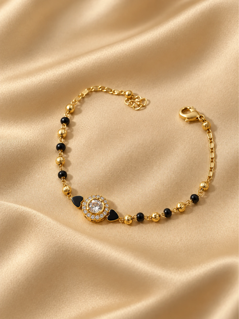Radiant Halo Mangalsutra Bracelet