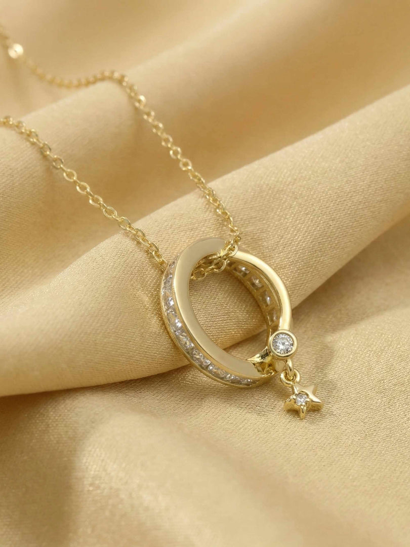 Eternal Circle Charm Necklace