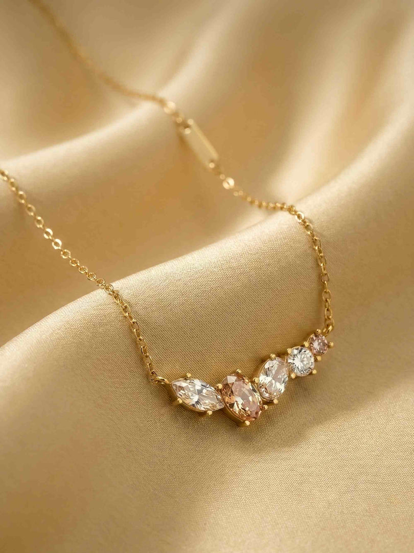 Crystal Arc Necklace