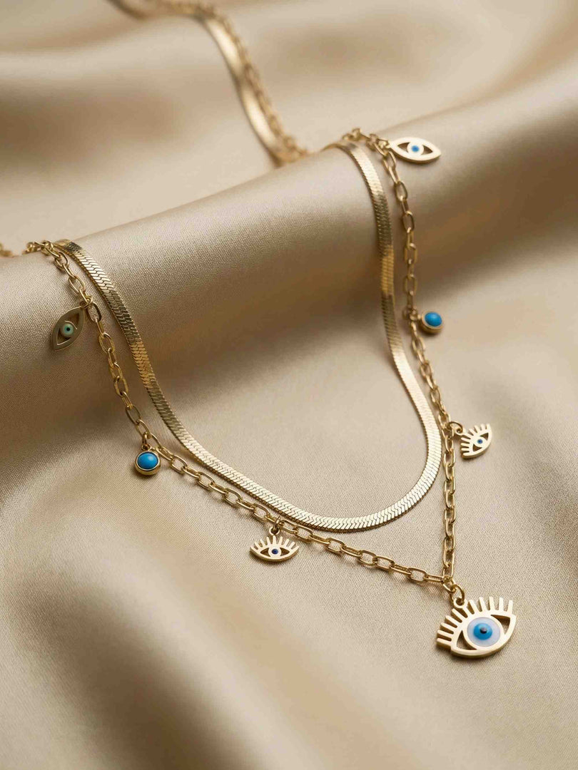 Mystic Layered Eye Necklace