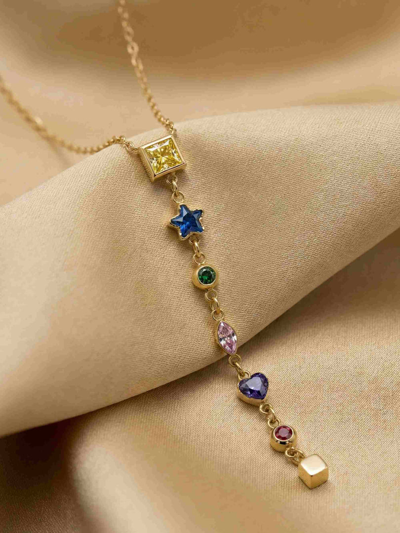 Joyful Charm Drop Necklace