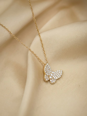 Celeste Butterfly Sparkle Necklace