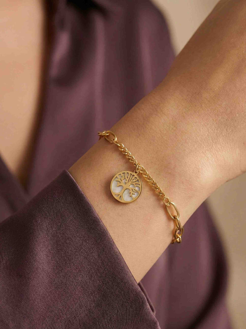 Golden Life Link Necklace