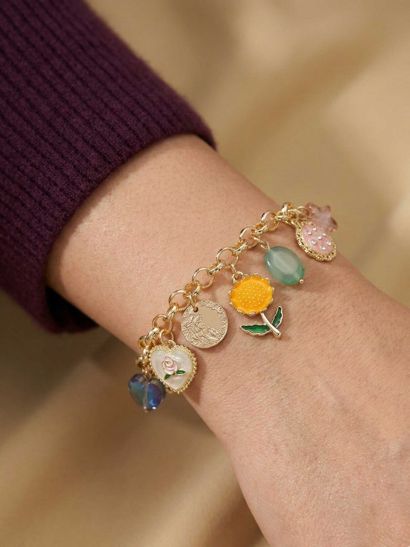 Sunlit Garden Charm Bracelet