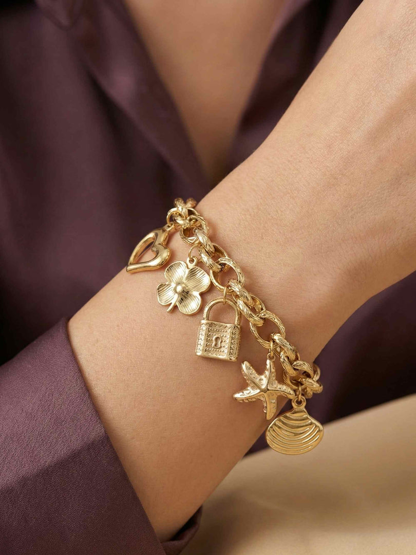 Charm Cascade Bracelet