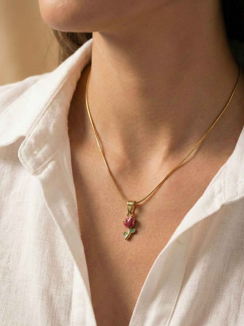 Rose of Enchantment Necklace