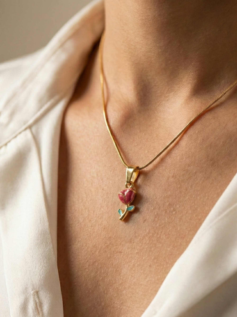 Rose of Enchantment Necklace