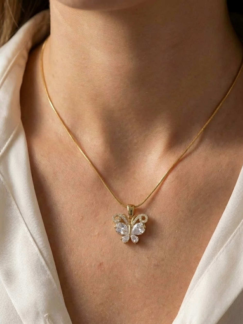 Crystal Monarch Necklace