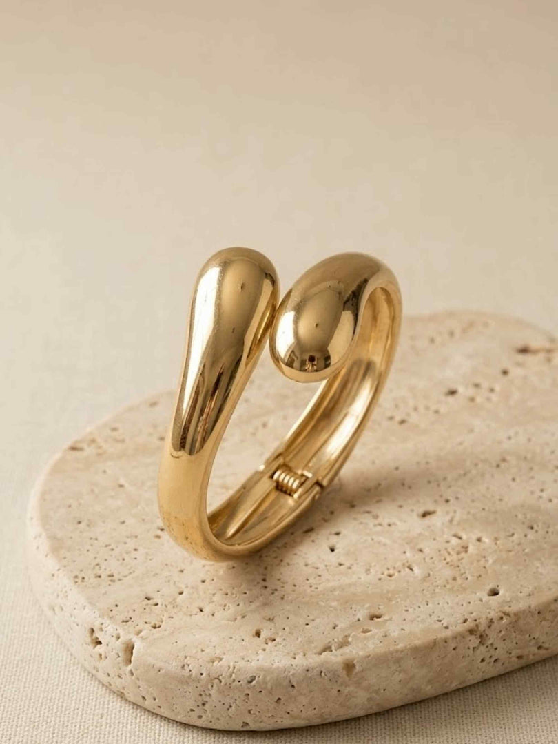 Teardrop Sculpted Cuff Bracelet