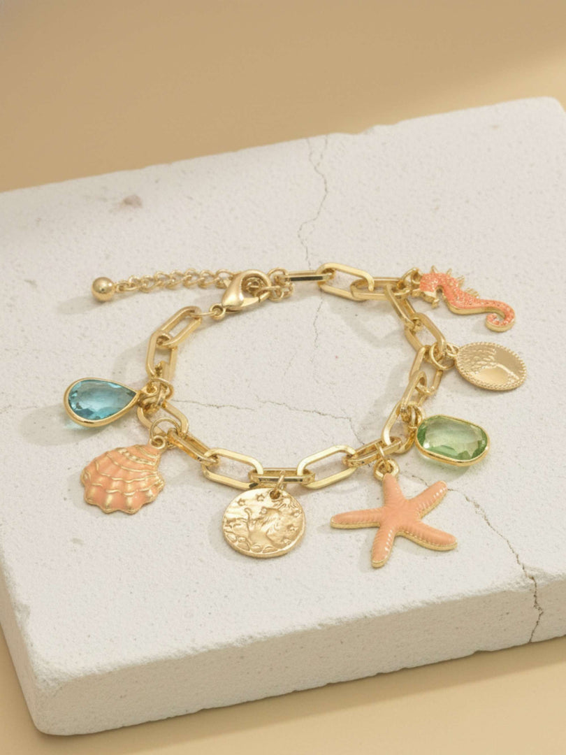 Coral Coast Charm Bracelet