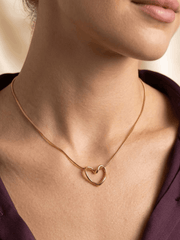 Sculpted Heart Necklace