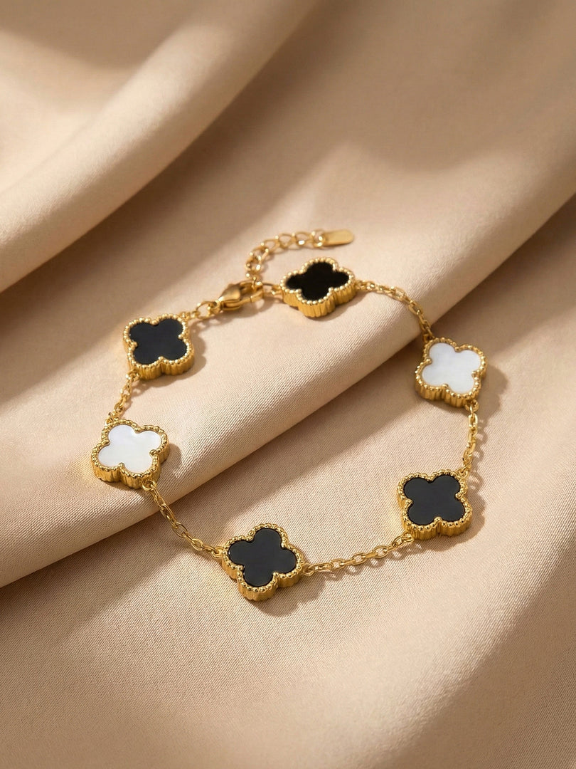 Luxe Dual Clover Bracelet