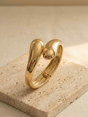 Teardrop Sculpted Cuff Bracelet