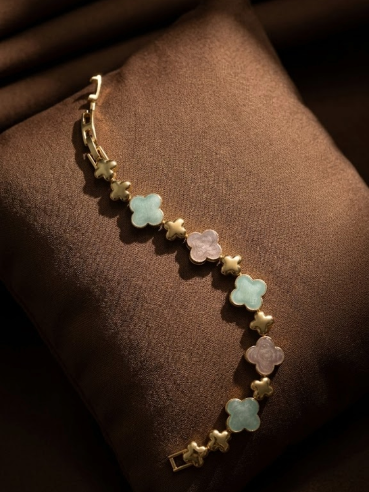 Pastel Clover Harmony Bracelet