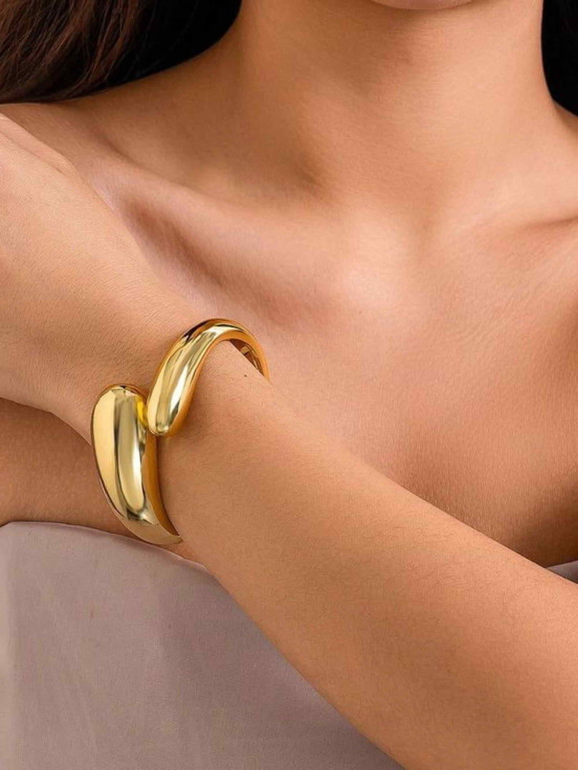 Teardrop Sculpted Cuff Bracelet