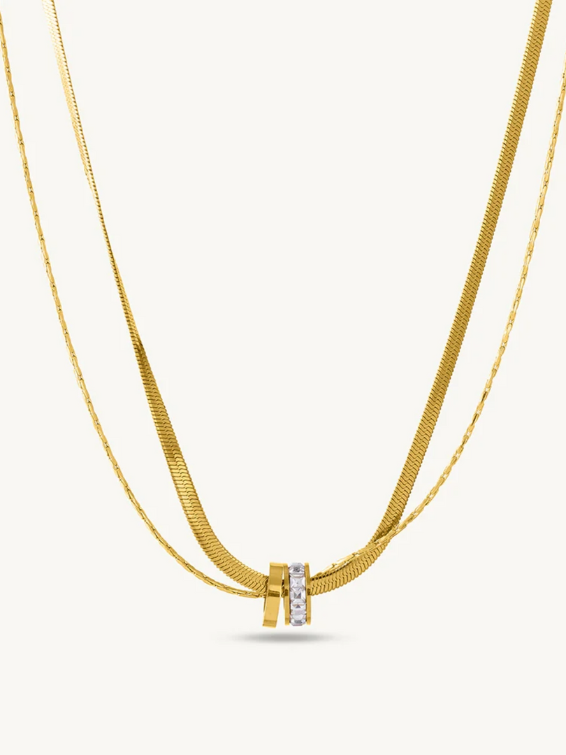 Shimmering Crystal Necklace