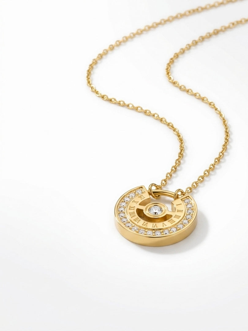 Cresent Sparkle Necklace