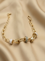 Golden Harmony Link Bracelet