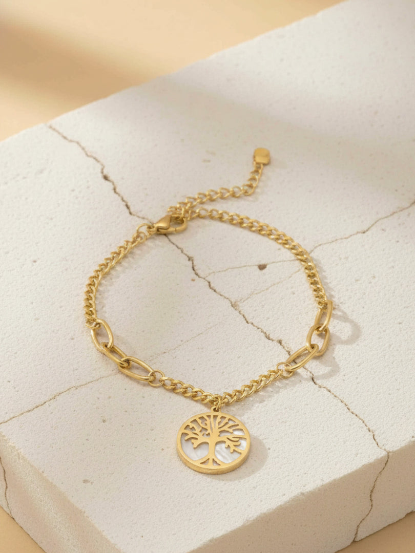 Golden Life Link Necklace