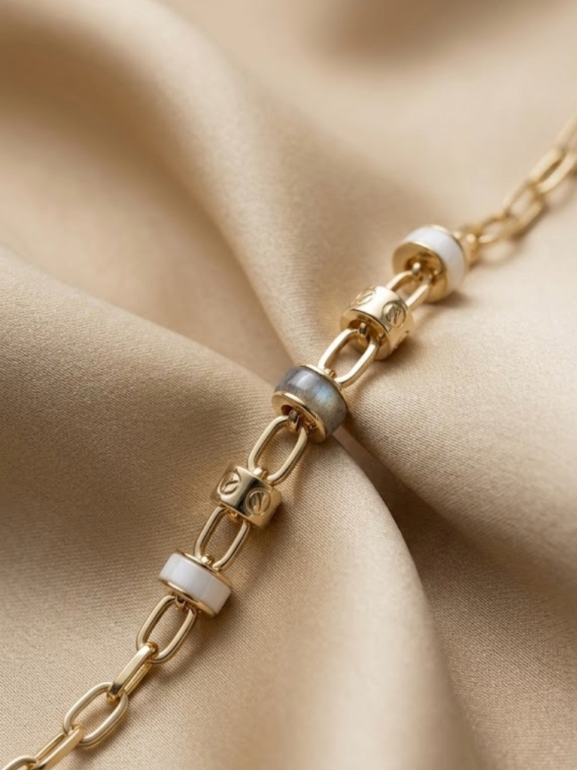 Golden Harmony Link Bracelet
