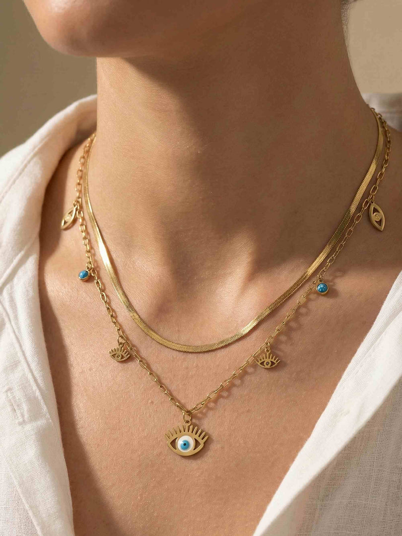 Mystic Layered Eye Necklace