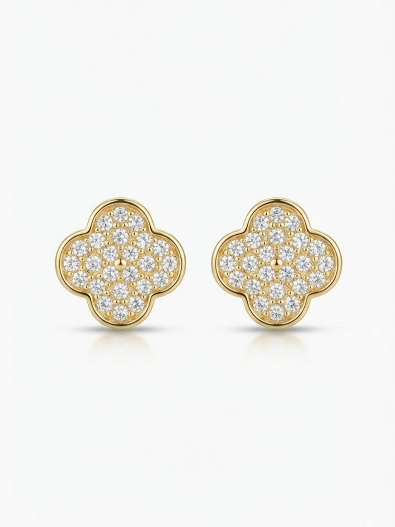 Celeste Clover Studs