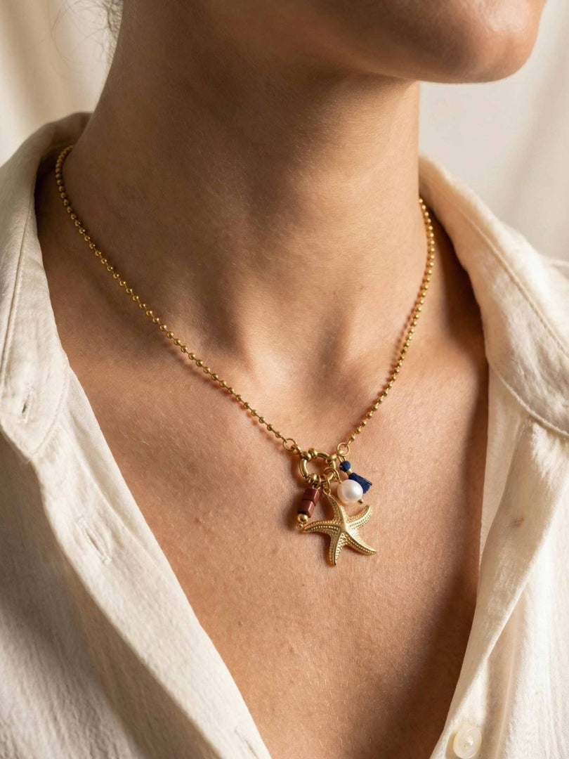 Starfish Charm Necklace