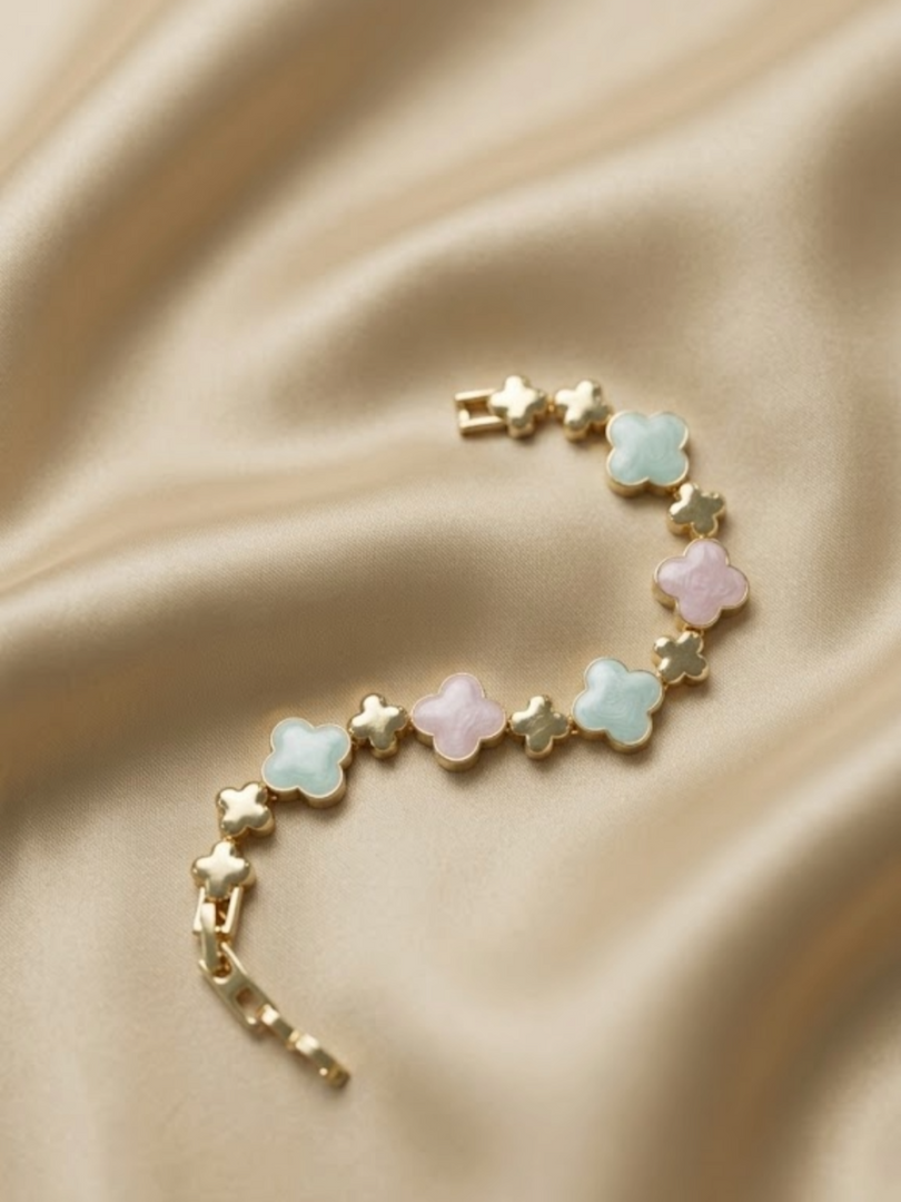 Pastel Clover Harmony Bracelet