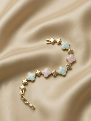 Pastel Clover Harmony Bracelet