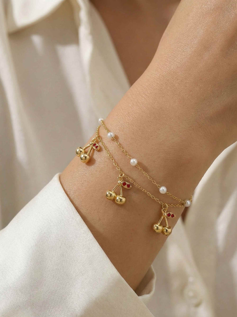 Cherry Blossom Pearl Bracelet