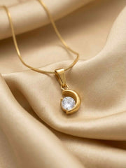 Luna Glow Crystal Pendant Necklace