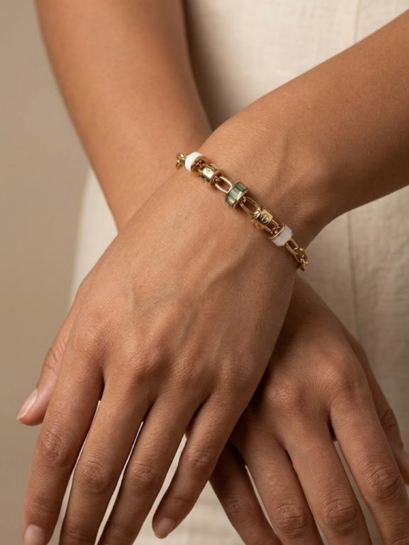 Golden Harmony Link Bracelet