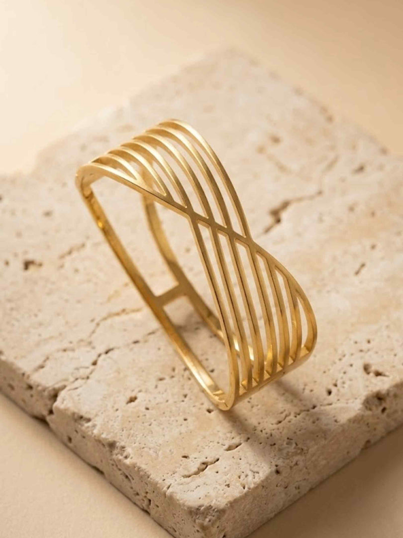 Lyra Multi-Strand Cross Bangle
