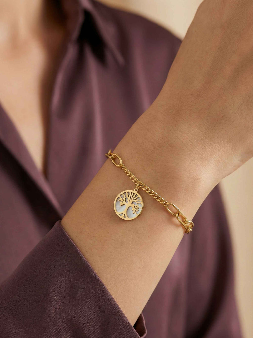 Golden Life Link Necklace