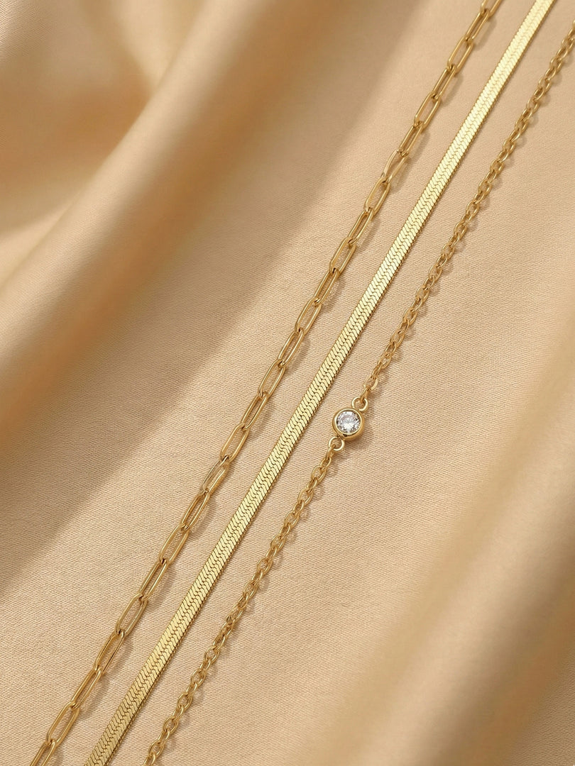 Trio Classic Layered Bracelet