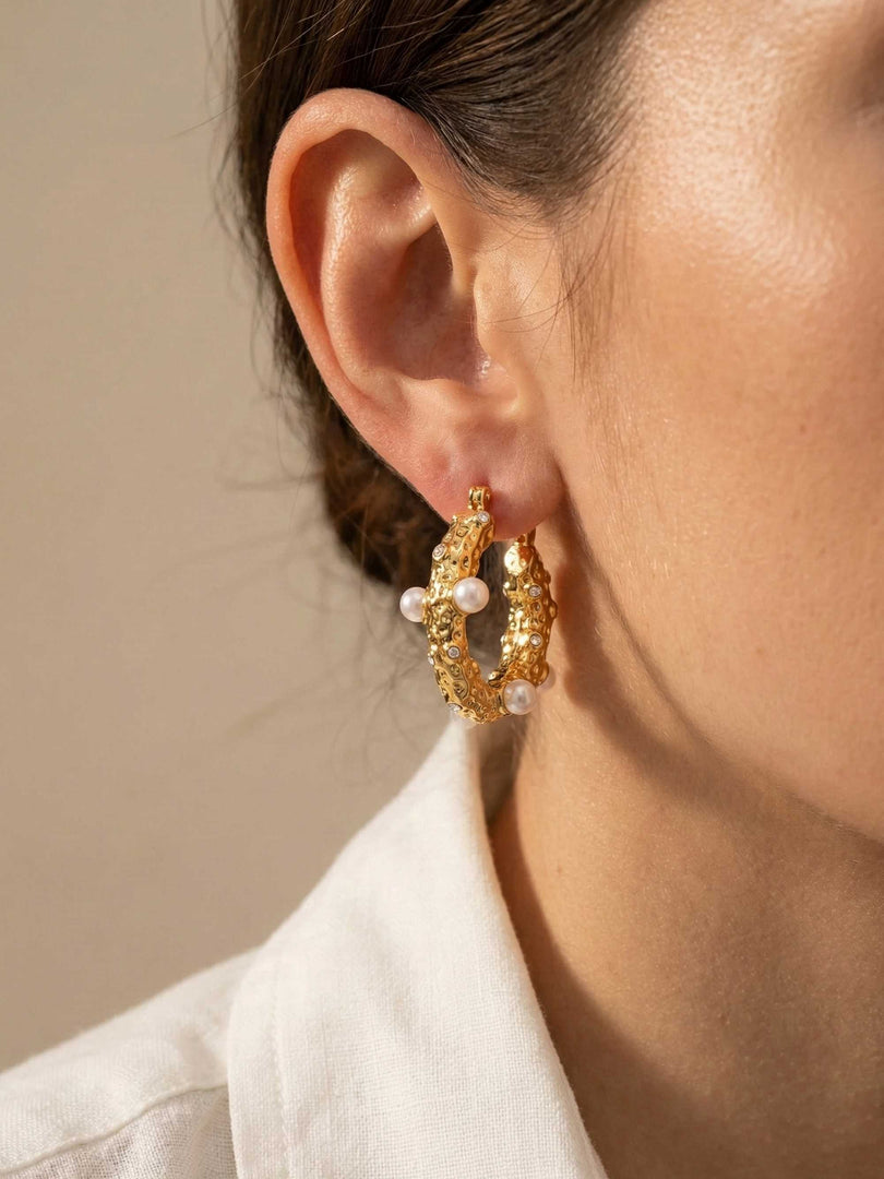 Athena Hoop Earrings