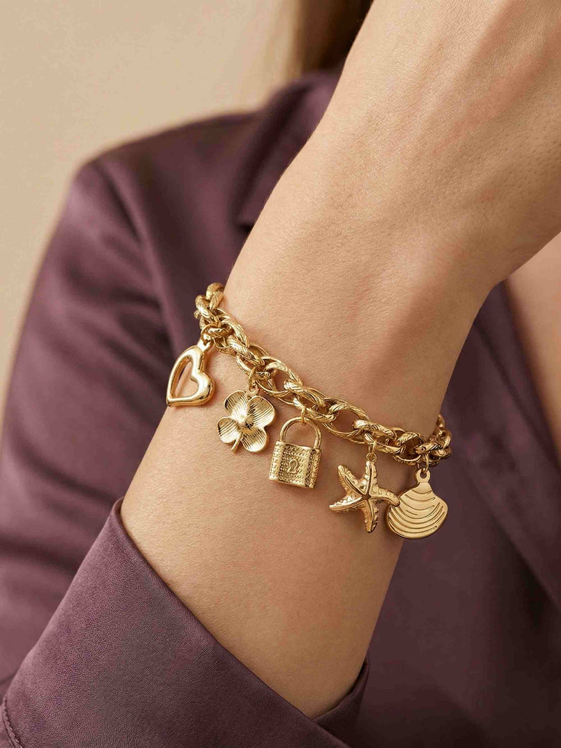 Charm Cascade Bracelet