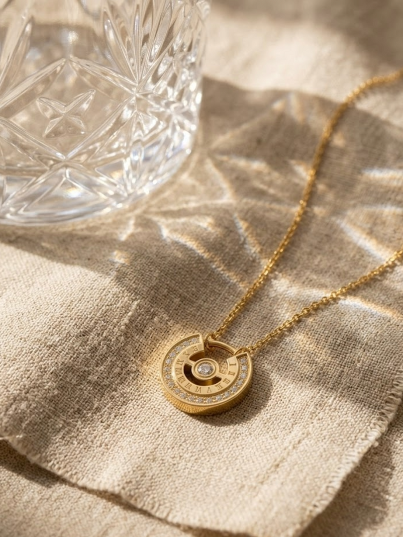Cresent Sparkle Necklace