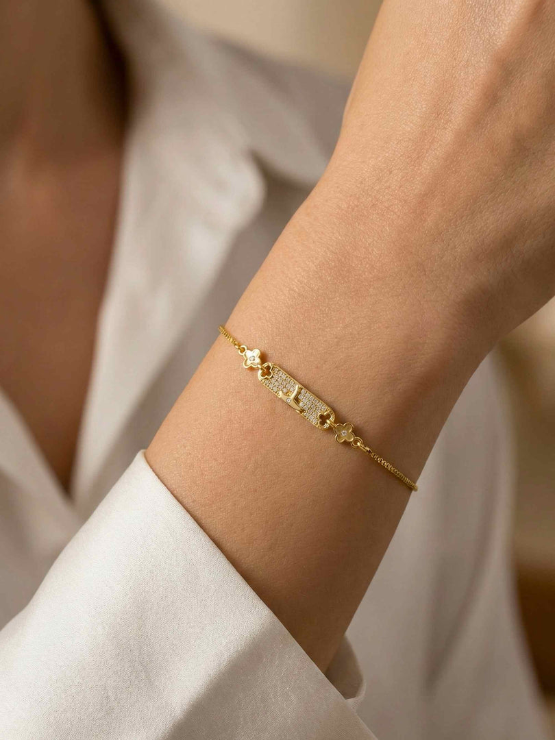 Clover & Pave Bracelet