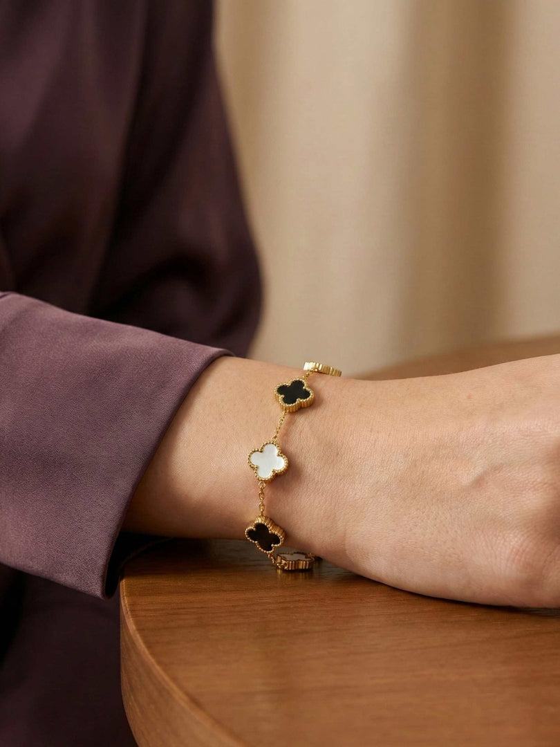 Luxe Dual Clover Bracelet