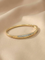 Radiant Curve Pave Bangle