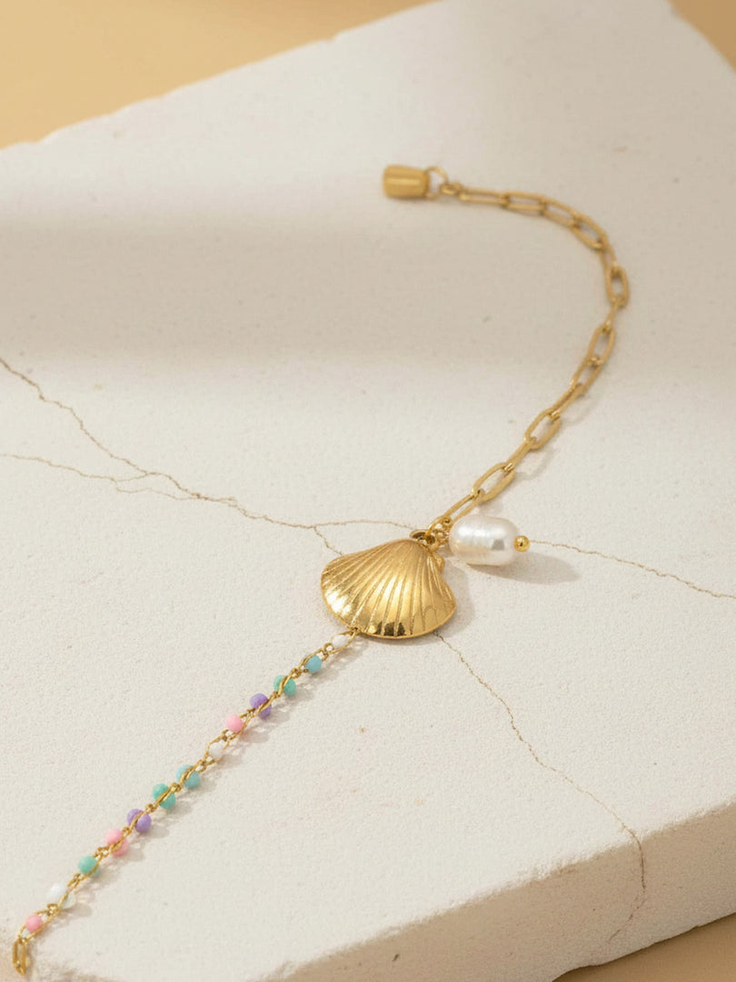 Shoreline Glow Shell Necklace