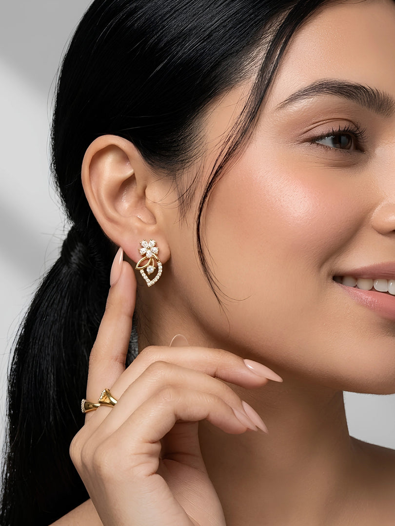 Ethereal Bloom Stud Earrings