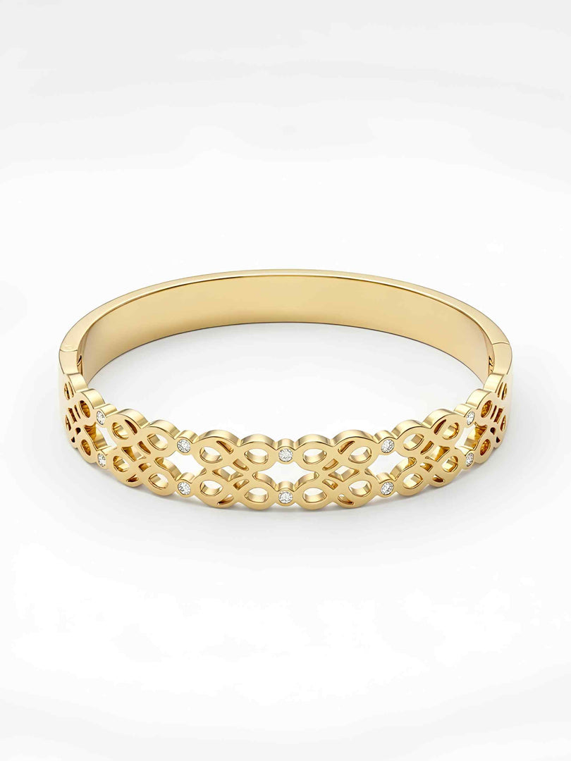 Infinity Crystal Lattice Bangle