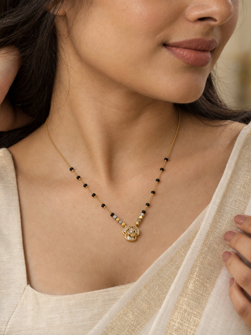Golden Bloom Mangalsutra