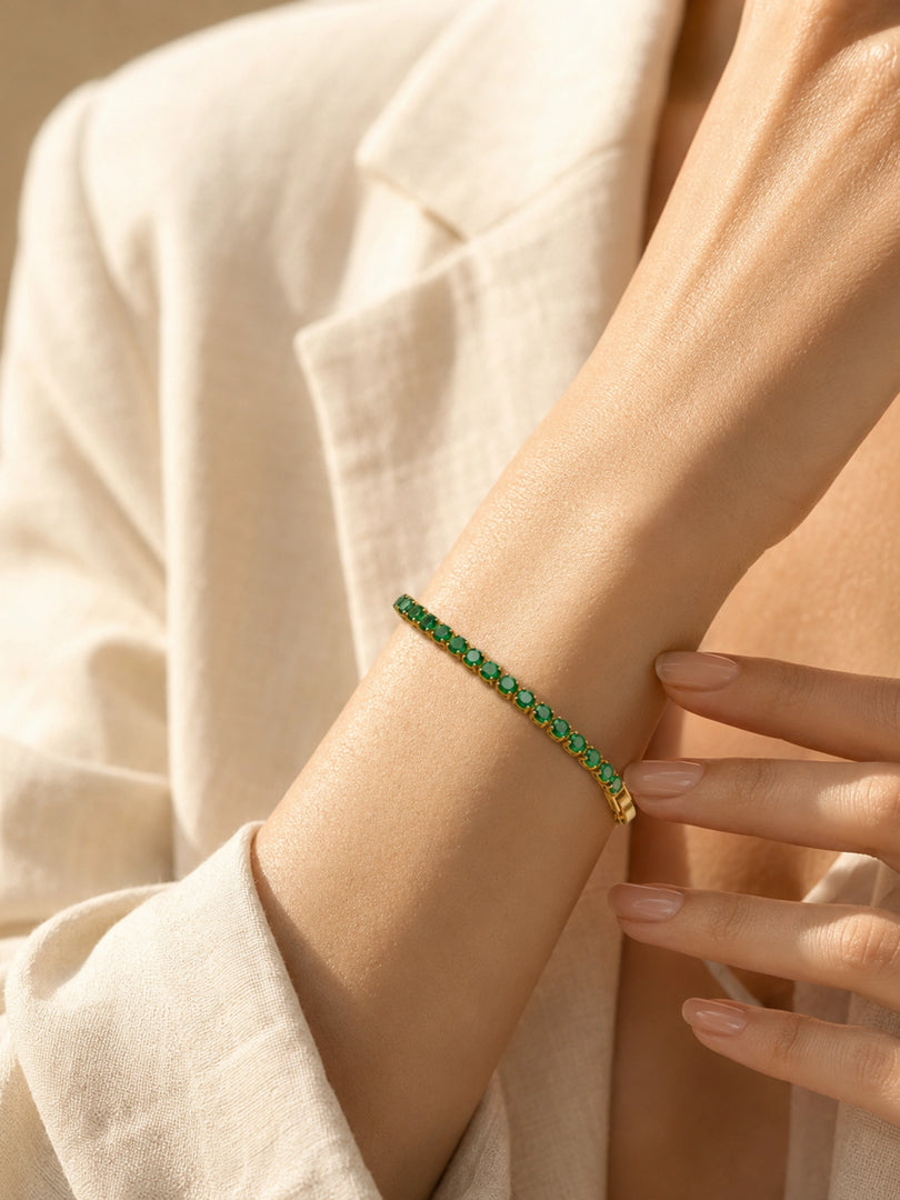 Emerald Royale Tennis Bracelet